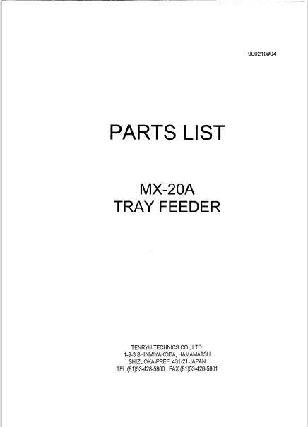 MX-20A_PartsList_e PDFA.pdf