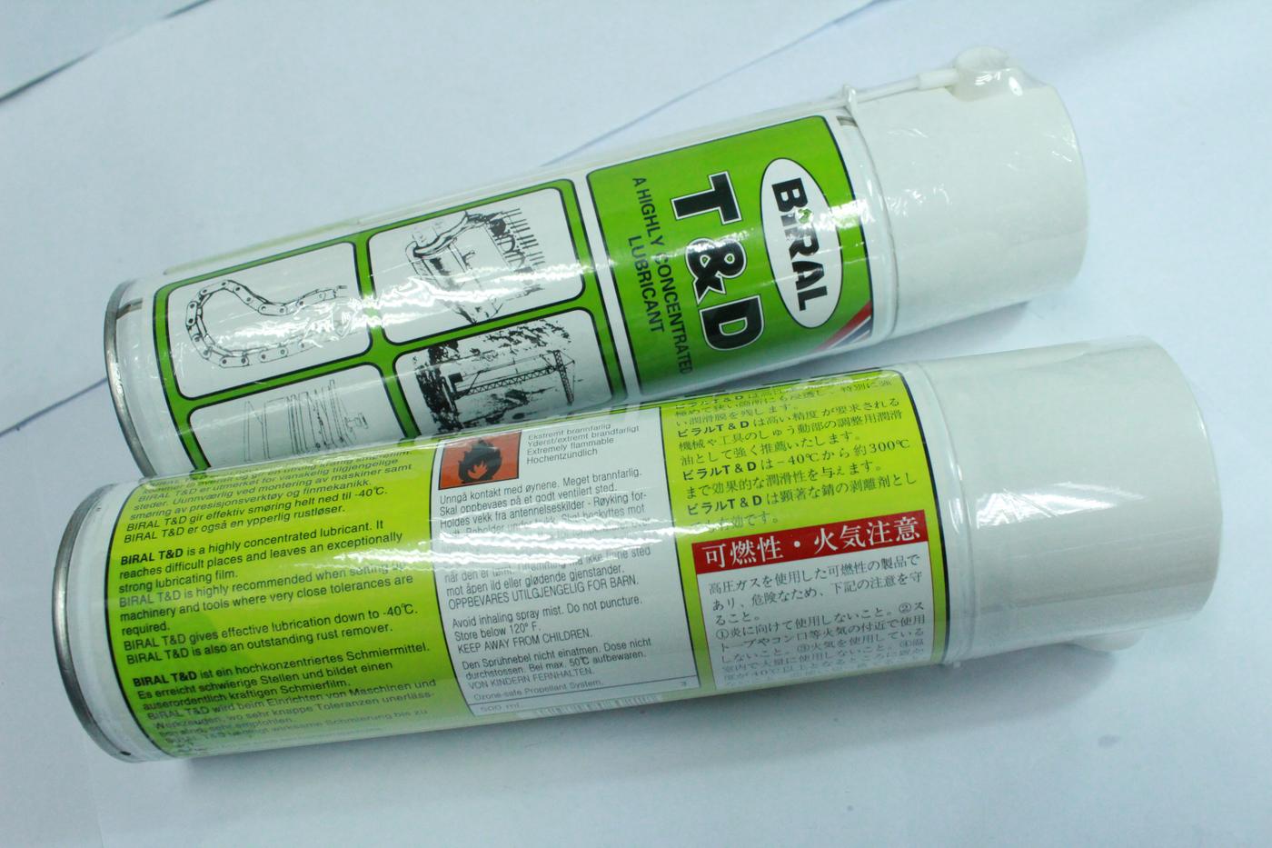 挪威贝莱尔BIRAL T&D喷雾式润滑油 6