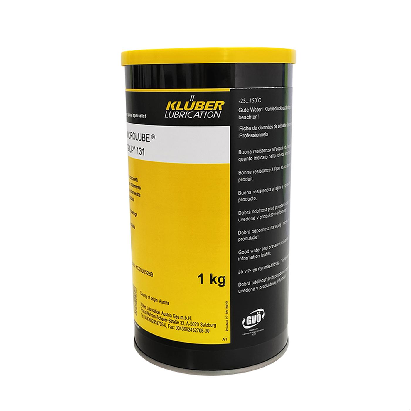 克鲁勃 KLUBER MICROLUBE GBU-Y 131 1kg润滑油 5