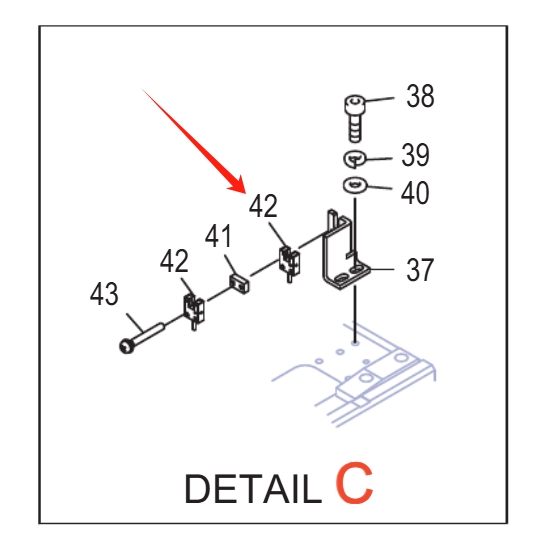模组夹紧感应器