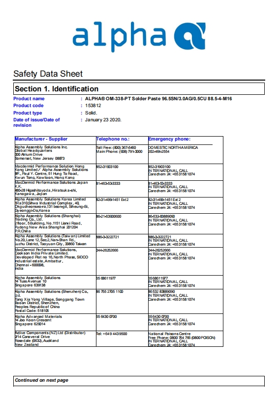OM-338-PT Solder Paste 96.5SN3.0AG0.5CU 88.5-4-M16-MSDS(7).pdf
