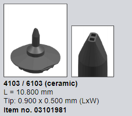 喷嘴类型4103/6103