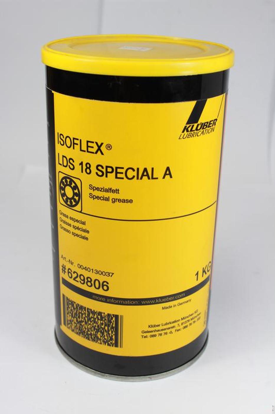 克鲁勃润滑油 KLUBER ISOFLEX LDS18 SPECIAL A润滑脂 1KG