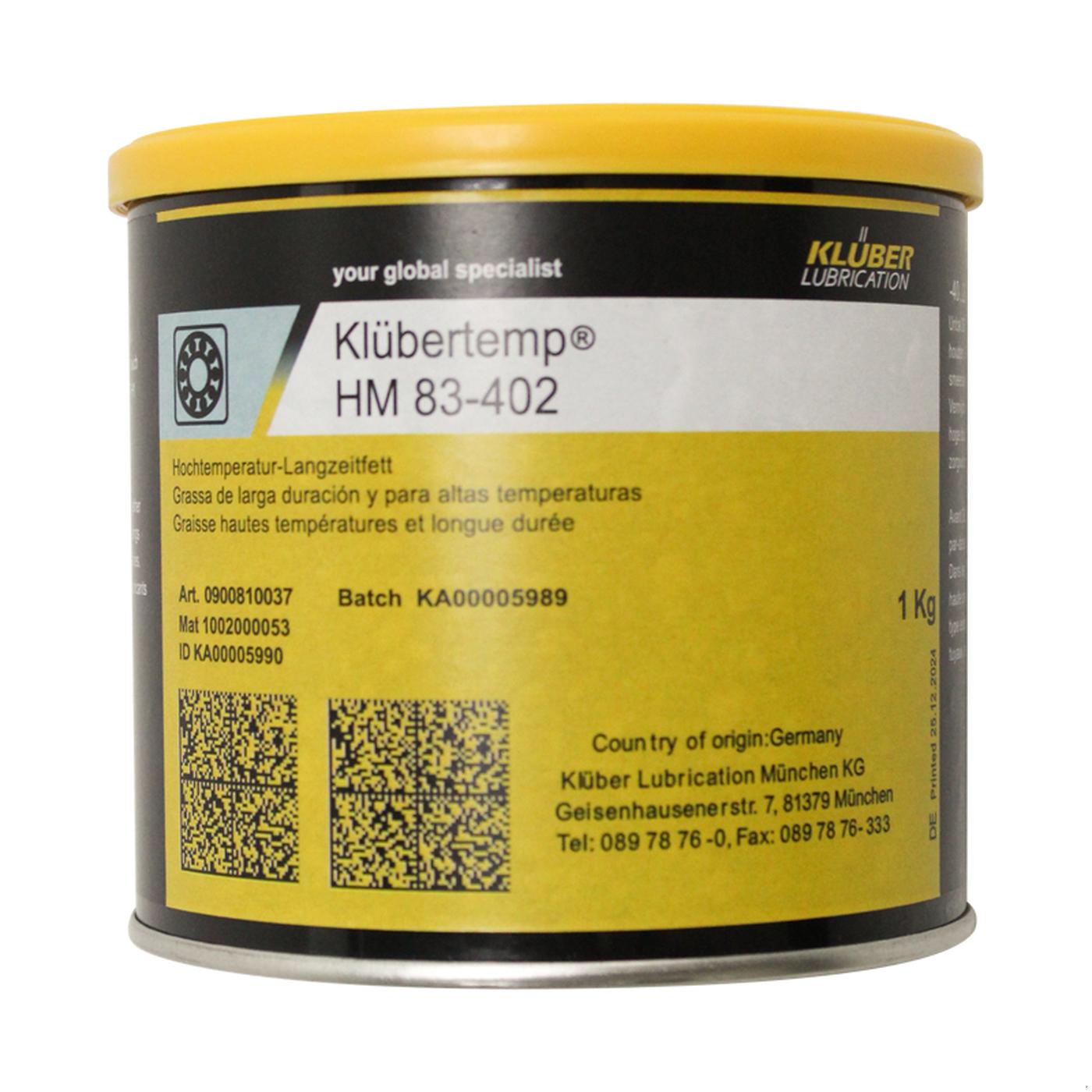 Klubertemp HM 83-402 1KG 9